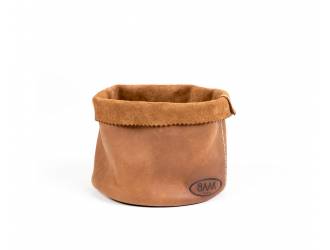 Petit cache pot en cuir