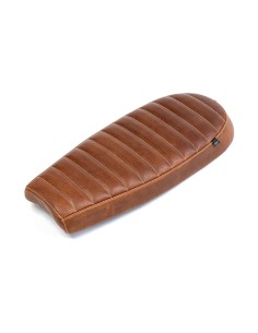 Sella piatta in pelle per Royal Enfield Interceptor / Continental GT