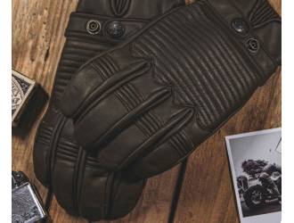 Gants Garage Leather  Brown