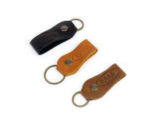 Leather keychain