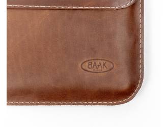 Laptop leather case 16" BAAK - aged brown zoom