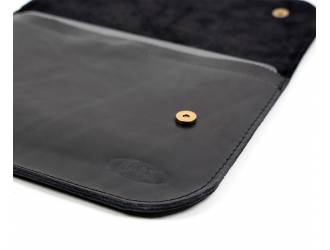 Pochette pour tablette de 11 pouces cuir Noir, BAAK