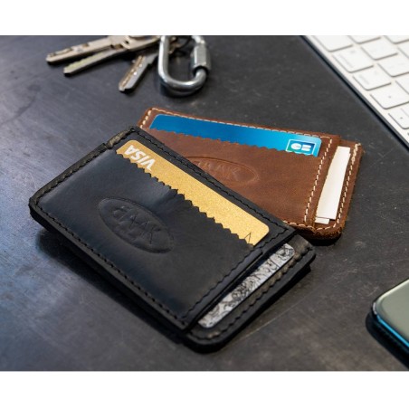Card holder in leather BAAK