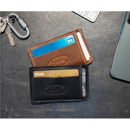 Porta carte in cuoio BAAK