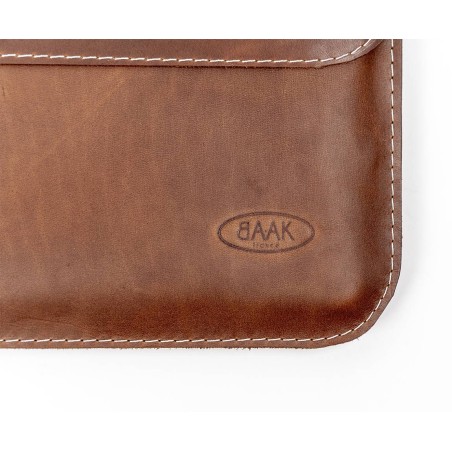 Leather laptop 14" BAAK - black