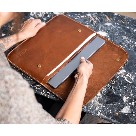 14" Leather BAAK laptop case