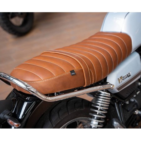 Silla de cuero patrimonial para Moto Guzzi v7 850