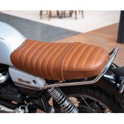 Sella in cuoio Heritage per Moto Guzzi V7 850 2