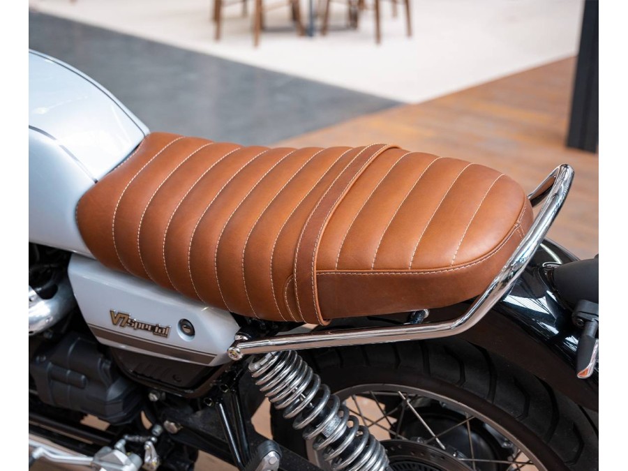 Heritage Ledersattel für Motorrad Guzzi V7 850