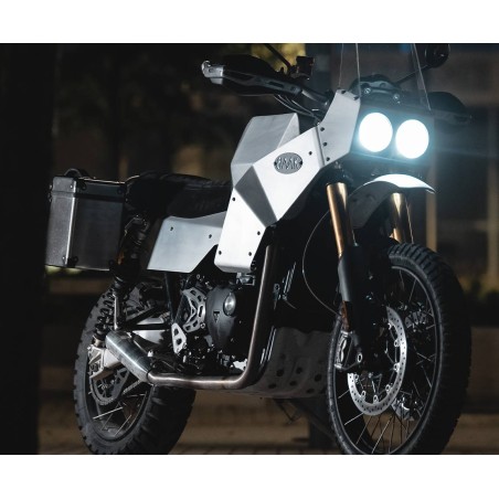 Side cover (low exhaust line) per Triumph Scrambler 1200 XC/XE
