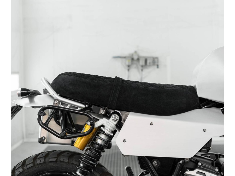 Sitzbank aus Leder Aventures für Triumph Scrambler 1200 XC/XE/X