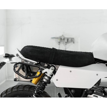 Avventure della sella in pelle per trionph scrambler 1200 xc/xe