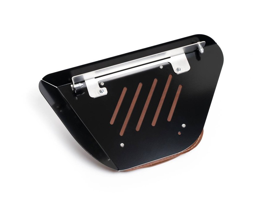 Side cover with leather saddlebag for Moto Guzzi V7 850