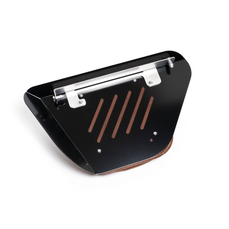 Side cover with leather saddlebag for Moto Guzzi V7 850