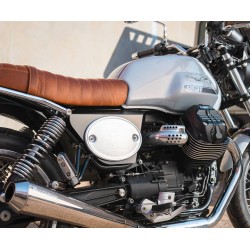 Seitendeckel mit Kennzeichentafel für Moto Guzzi V7 850 2
