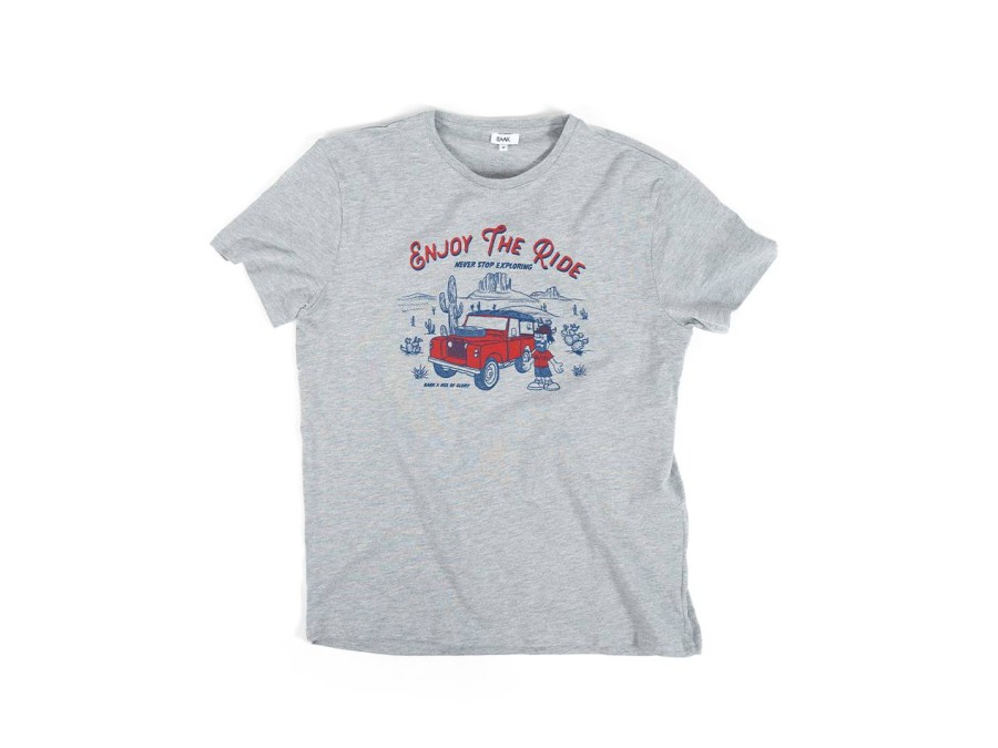 T-Shirt Enjoy The Ride Grey