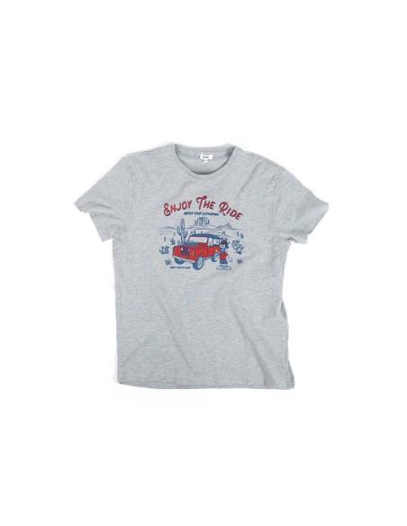T-shirt Enjoy The Ride Grigio