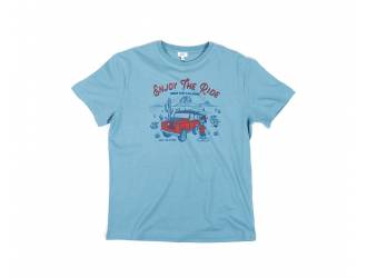T-Shirt Enjoy The Ride bleu
