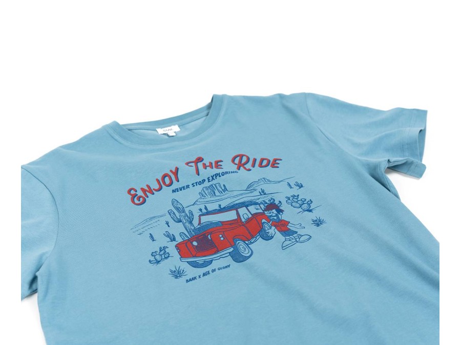 T-shirt Enjoy The Ride blu