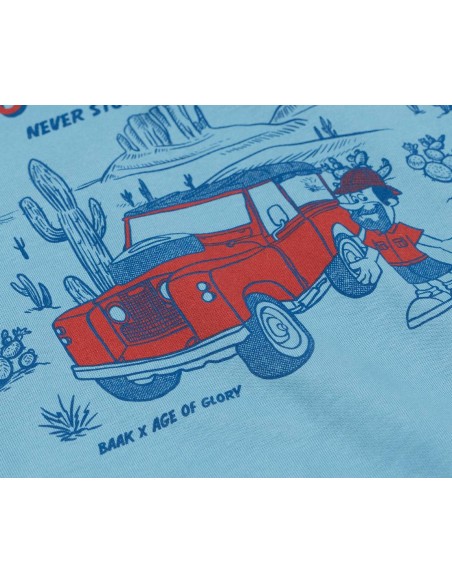 T-Shirt Enjoy The Ride bleu