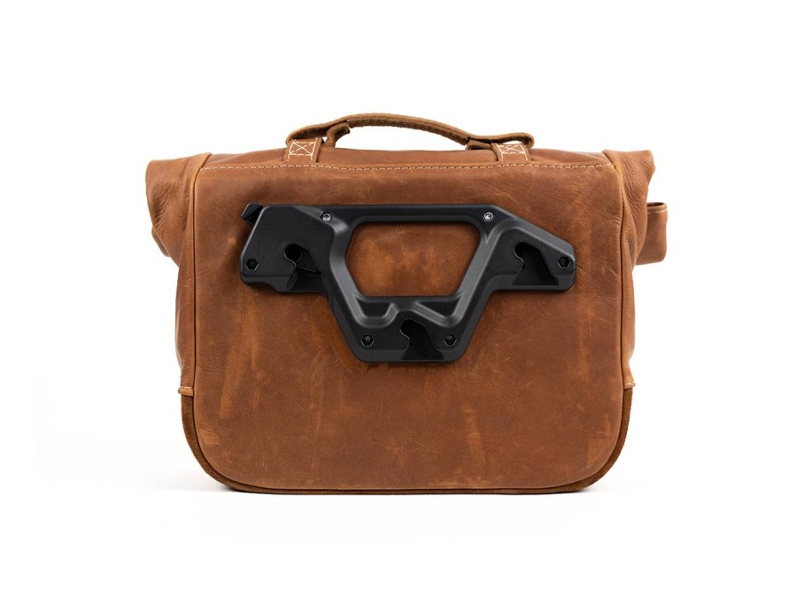 Gran bolsa enrollada de cuero