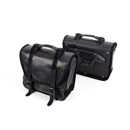 Bolsa de cuero tipo cartable grande