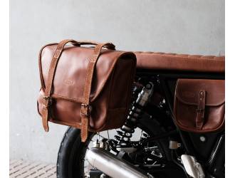 Leather Horizontal Messenger Bag-MBLH