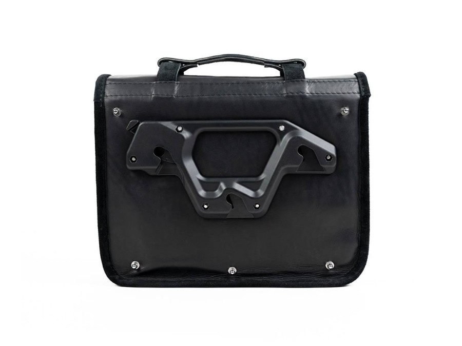 Grande borsa in cuoio a cartella