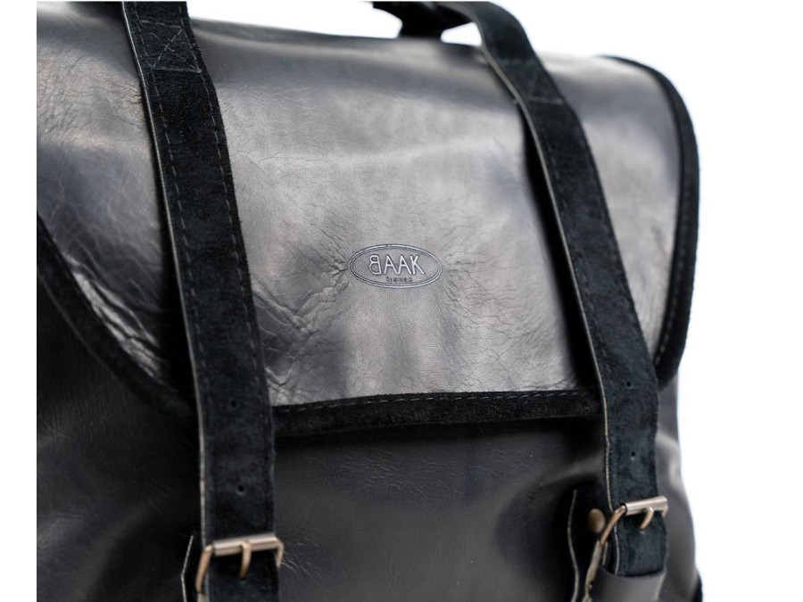 Grande borsa in cuoio a cartella