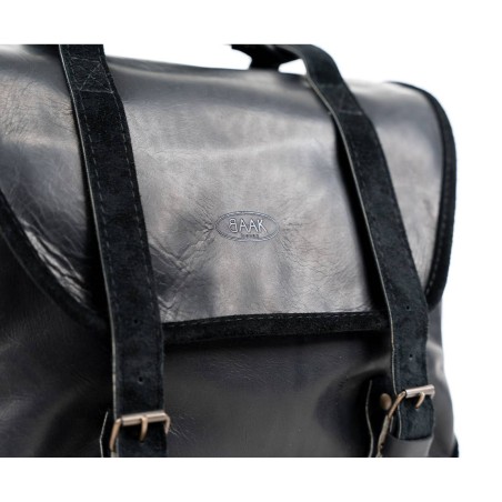 Bolsa de cuero tipo cartable grande