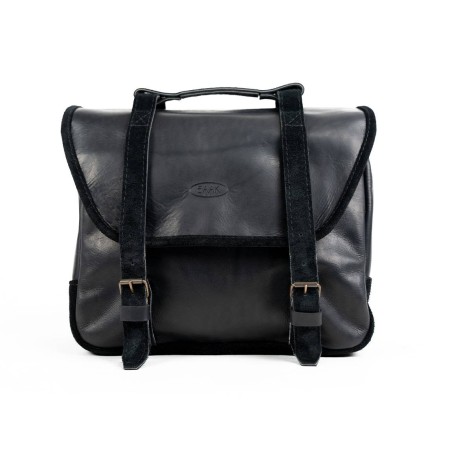 Bolsa de cuero tipo cartable grande