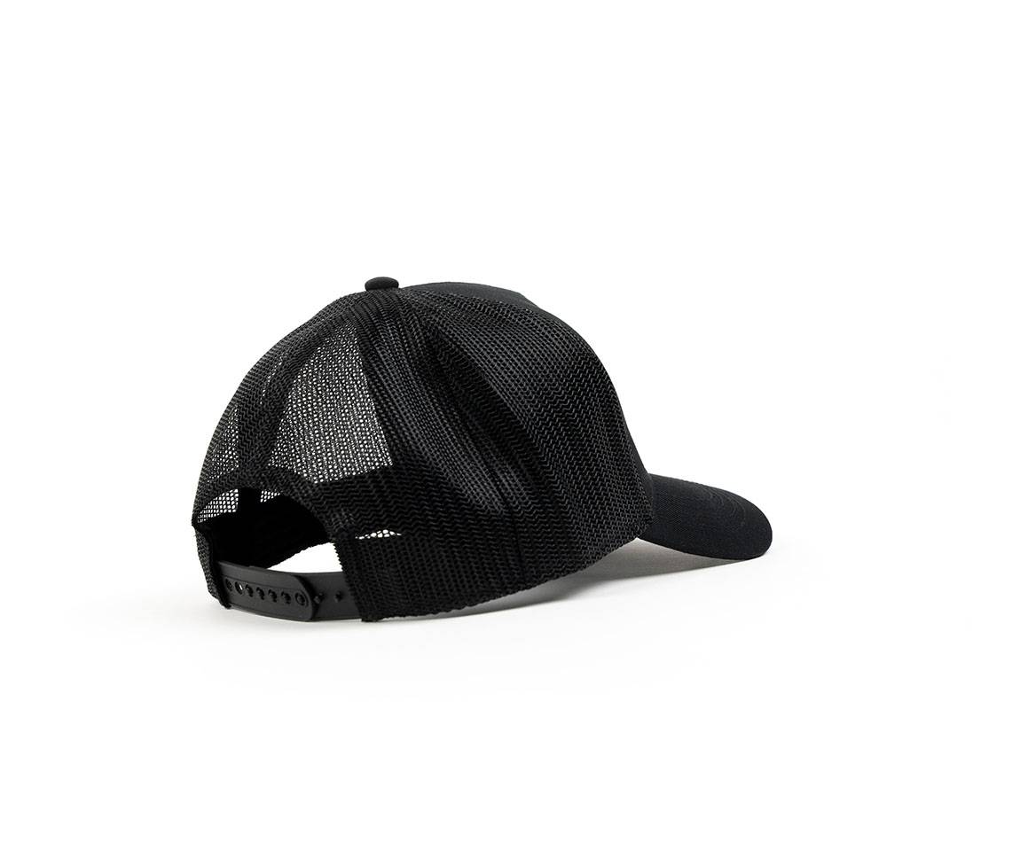Black Trucker cap - White BAAK logo on front - one size fits all Black Trucker cap - White BAAK logo on front - one size fits all