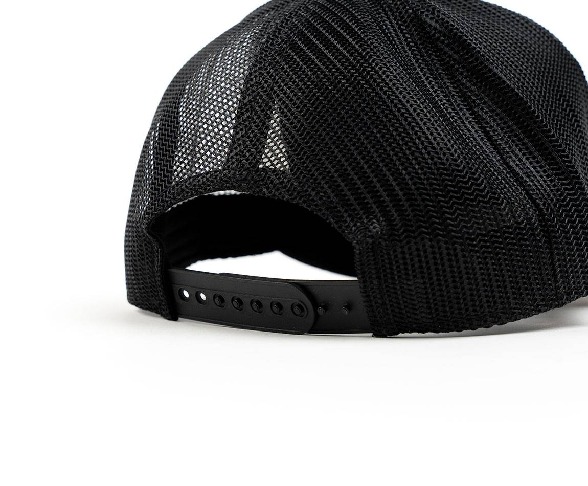 Black Trucker cap - White BAAK logo on front - one size fits all Black Trucker cap - White BAAK logo on front - one size fits all