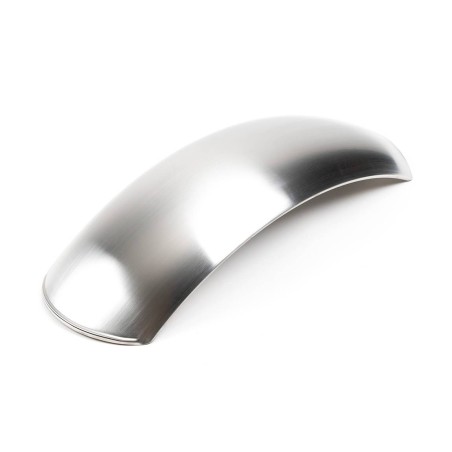 parafango posteriore medio moto café racer acciaio inox spazzolato