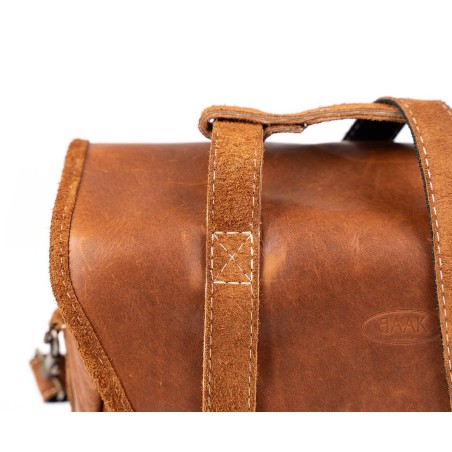 Bolsa de cuero tipo cartable grande