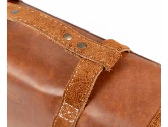 Leather Horizontal Messenger Bag-MBLH