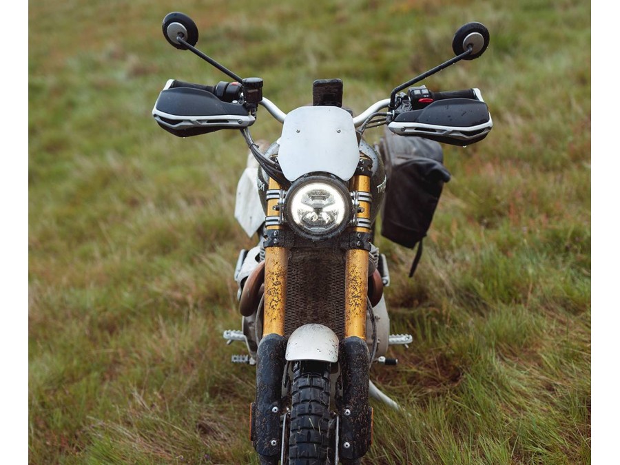 Windschild für Triumph Scrambler 1200 XE/XC Aluminium BAAK