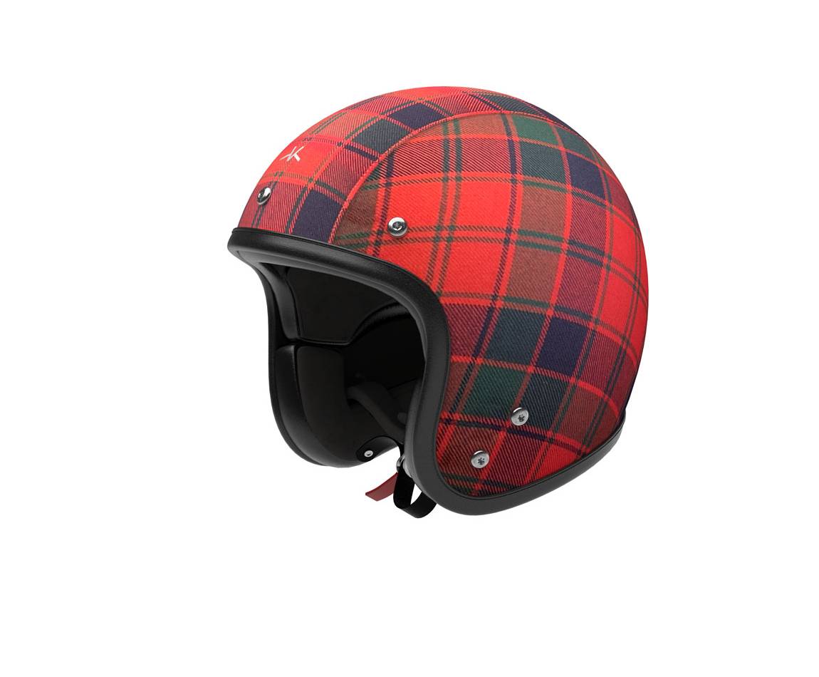 VELDT Helmet  jet tartan