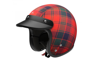 VELDT Helmet  jet tartan with cap