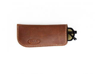 Gold Leather Glasses Case