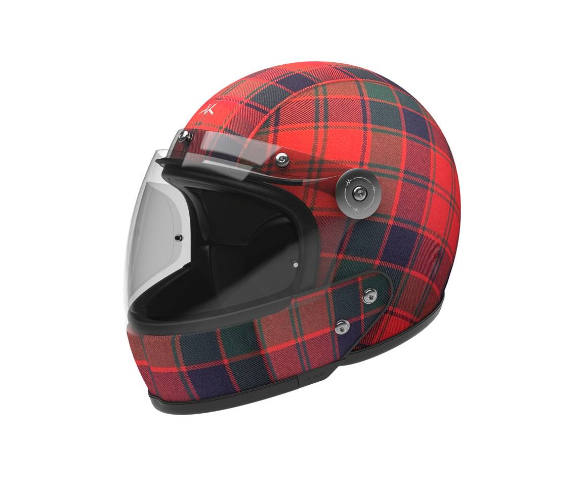 Casque VELDT - Tartan Intégral Visière