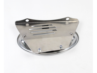 Side Number Plate Holder for Royal Enfield 650 Interceptor and Continental GT Brushed metal