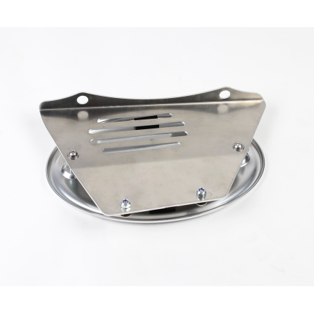 Cache latéral Porte-plaques à numéro Royal Enfield 650 Interceptor et Continental GT Métal Brossé