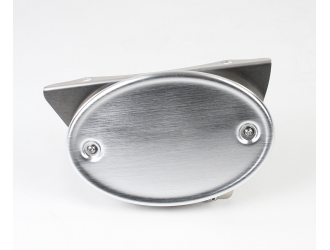 Side Number Plate Holder for Royal Enfield 650 Interceptor and Continental GT Brushed metal