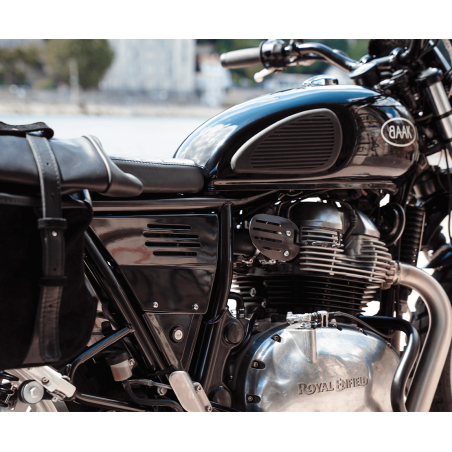 Royal Enfield - interceptor - caches latéraux