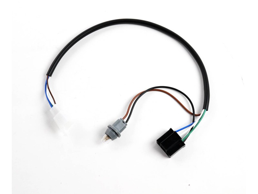 Headlight wiring harness for original bulb