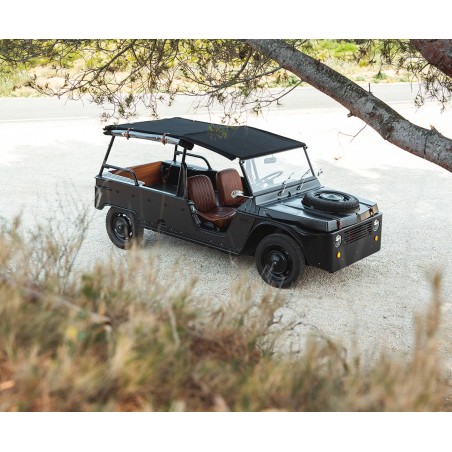 Handcrafted leather front seat covers for Citroën Mehari - French quality