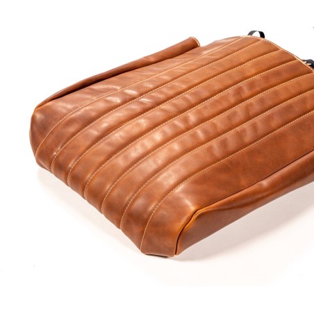 Handcrafted leather front seat covers for Citroën Mehari - French quality