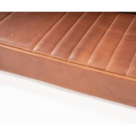 Complete rear bench seat in genuine leather for Citroën Méhari / Eden