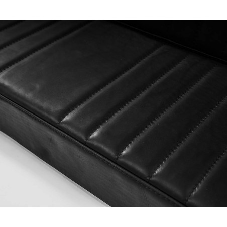 Complete rear bench seat in genuine leather for Citroën Méhari / Eden